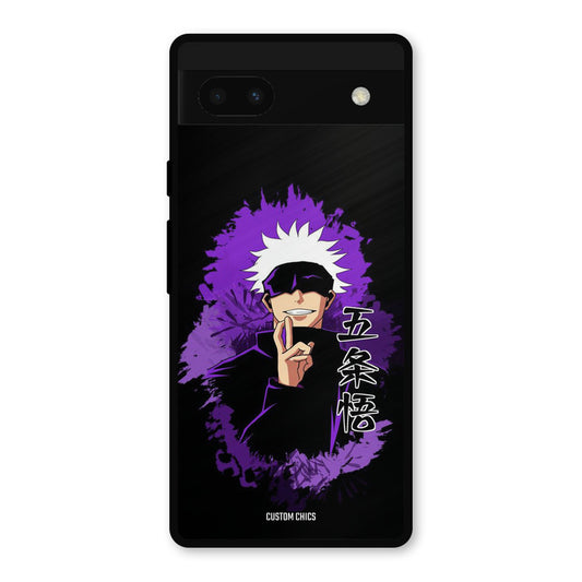 Sataru Gojo Google Pixel 6a Mobile Back Cover - Anime PrintShield Case