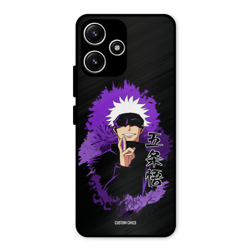 Sataru Gojo Redmi 12 5G Mobile Back Cover - Anime PrintShield Case