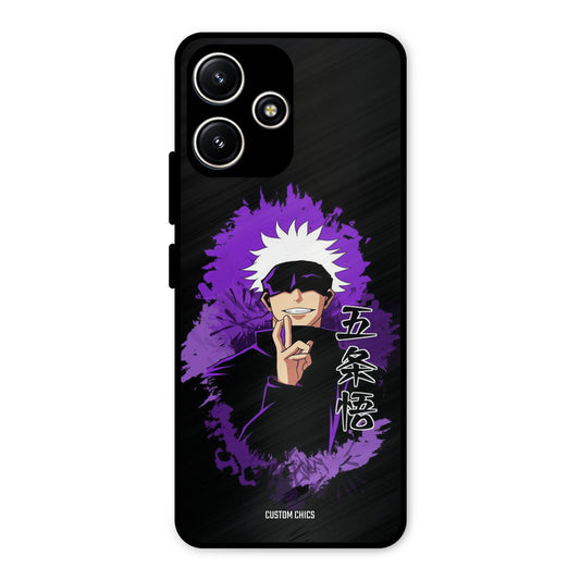 Sataru Gojo Redmi 12 5G Mobile Back Cover - Anime PrintShield Case