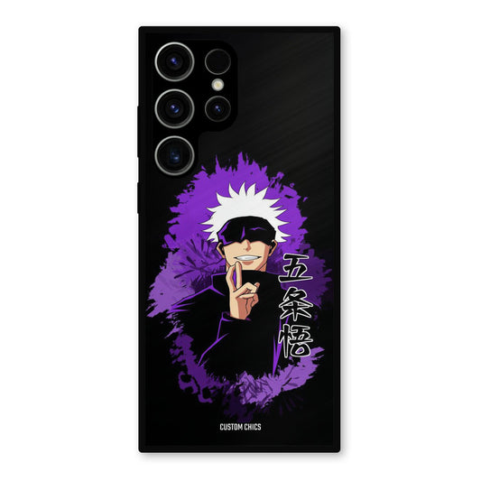 Sataru Gojo Samsung Galaxy S23 Ultra Mobile Back Cover - Anime PrintShield Case