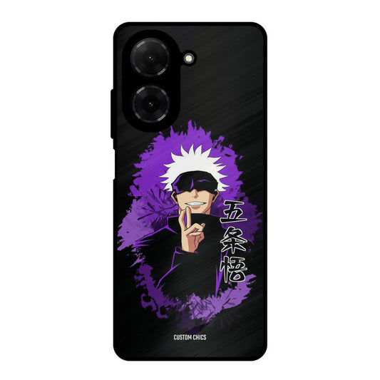 Sataru Gojo Poco C71 Mobile Back Cover - Anime PrintShield Case