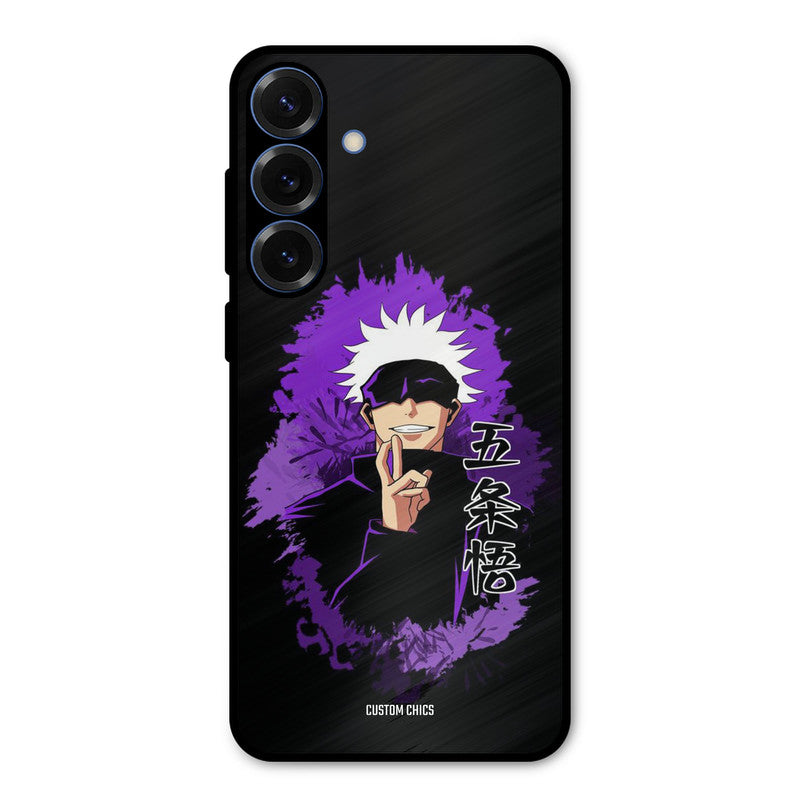 Sataru Gojo Samsung Galaxy S25 Mobile Back Cover - Anime PrintShield Case