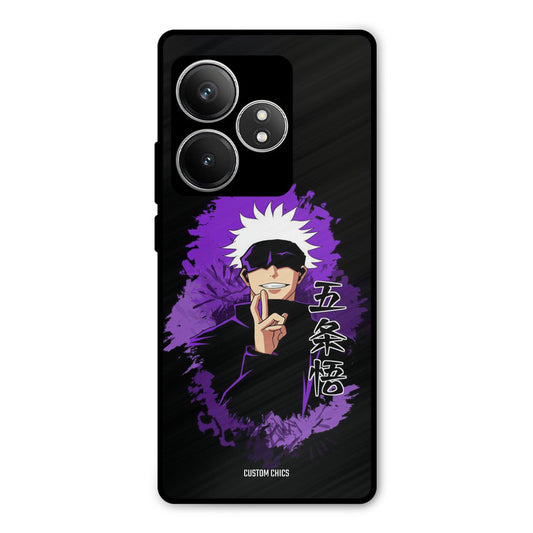 Sataru Gojo Realme GT 6T Mobile Back Cover - Anime PrintShield Case