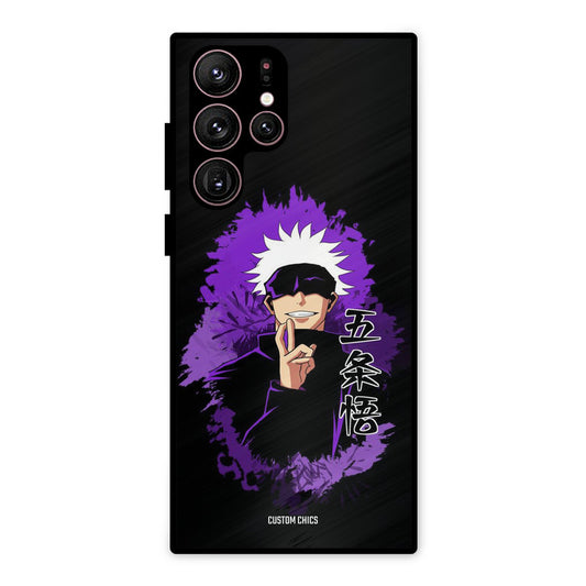 Sataru Gojo Samsung Galaxy S22 Ultra Mobile Back Cover - Anime PrintShield Case
