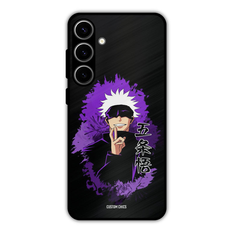 Sataru Gojo Samsung Galaxy S24 Plus Mobile Back Cover - Anime PrintShield Case