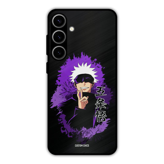 Sataru Gojo Samsung Galaxy S24 Plus Mobile Back Cover - Anime PrintShield Case