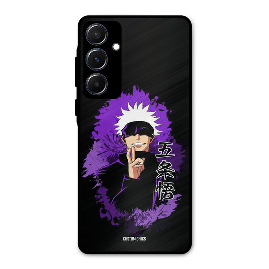 Sataru Gojo Samsung Galaxy A55 5G Mobile Back Cover - Anime PrintShield Case