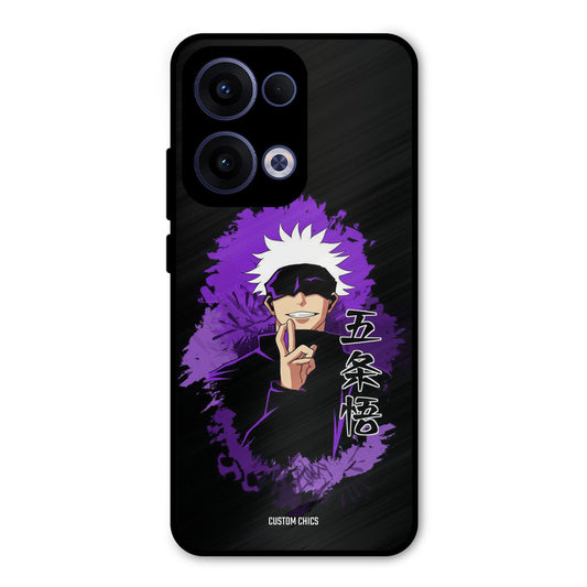 Sataru Gojo Oppo Reno 13 5G Mobile Back Cover - Anime PrintShield Case