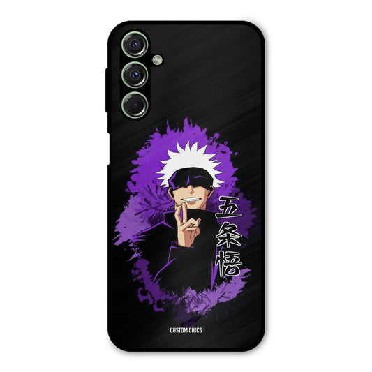 Sataru Gojo Samsung Galaxy M34 Mobile Back Cover - Anime PrintShield Case