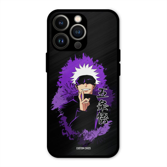 Sataru Gojo iPhone 13 Pro Max Mobile Back Cover - Anime PrintShield Case