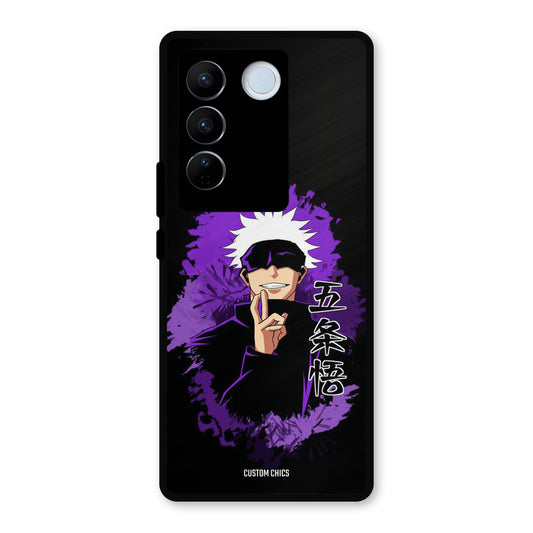 Sataru Gojo Vivo V27 Pro Mobile Back Cover - Anime PrintShield Case