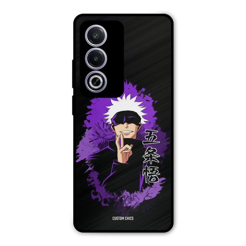 Sataru Gojo Oppo K12x Mobile Back Cover - Anime PrintShield Case