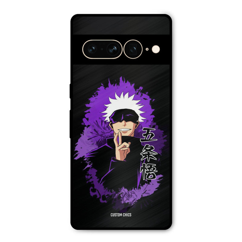 Sataru Gojo Google Pixel 7 Pro Mobile Back Cover - Anime PrintShield Case