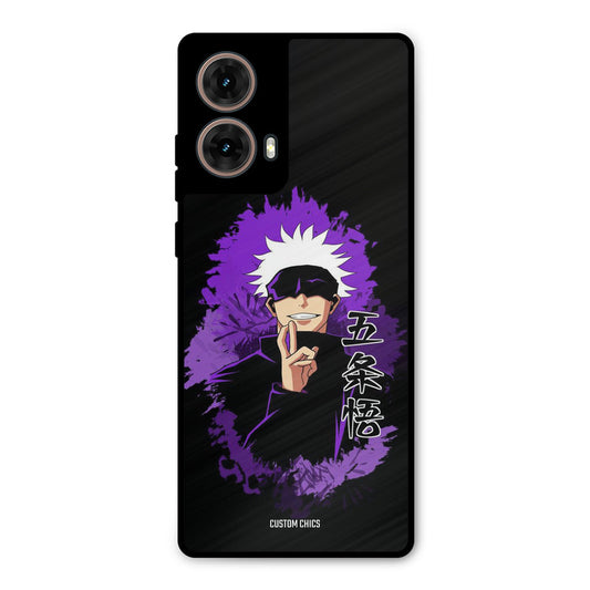 Sataru Gojo Moto G85 Mobile Back Cover - Anime PrintShield Case
