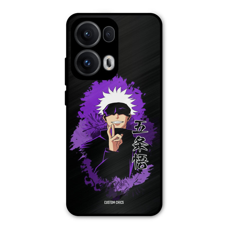 Sataru Gojo Oppo Reno 13 Pro 5G Mobile Back Cover - Anime PrintShield Case