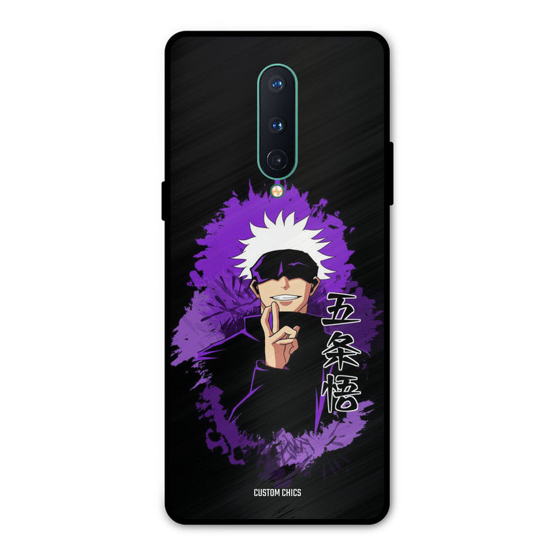 Sataru Gojo Oneplus 8 Mobile Back Cover - Anime PrintShield Case