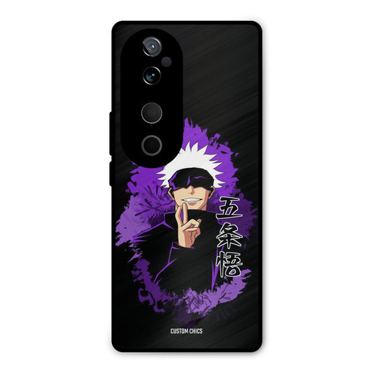 Sataru Gojo Vivo V40 Mobile Back Cover - Anime PrintShield Case