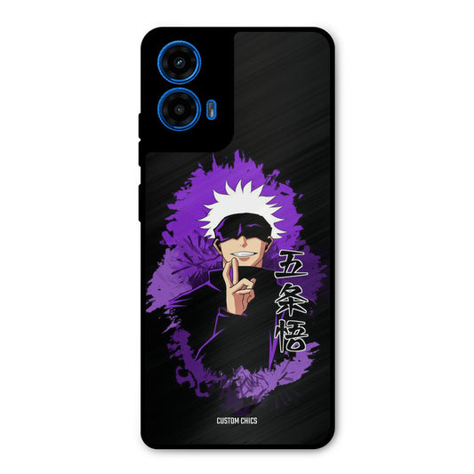 Sataru Gojo Moto G45 Mobile Back Cover - Anime PrintShield Case