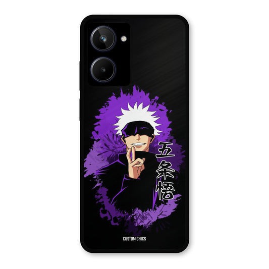 Sataru Gojo Realme 10 Mobile Back Cover - Anime PrintShield Case