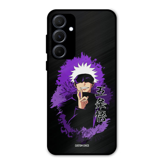 Sataru Gojo Samsung Galaxy A35 5G Mobile Back Cover - Anime PrintShield Case