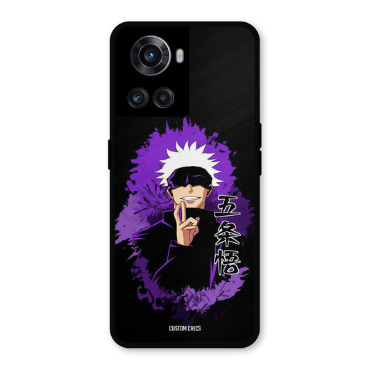 Sataru Gojo OnePlus 10R Mobile Back Cover - Anime PrintShield Case