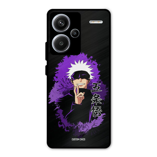 Sataru Gojo Redmi Note 13 Pro Plus Mobile Back Cover - Anime PrintShield Case