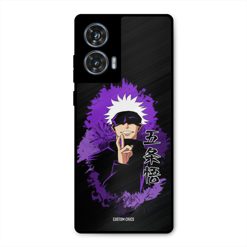 Sataru Gojo Moto G96 Mobile Back Cover - Anime PrintShield Case