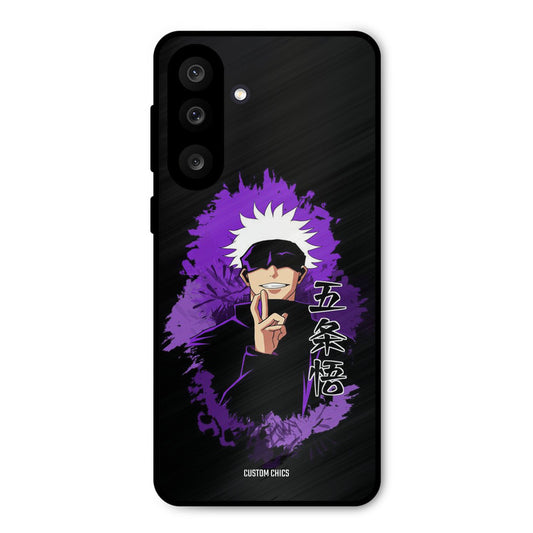 Sataru Gojo Samsung Galaxy M56 Mobile Back Cover - Anime PrintShield Case