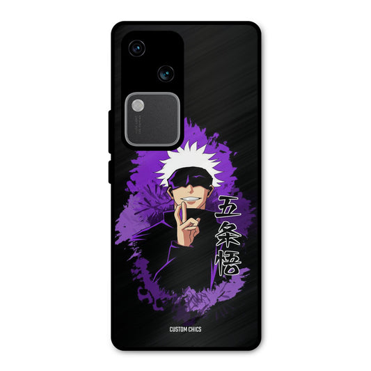 Sataru Gojo Vivo V30 Mobile Back Cover - Anime PrintShield Case
