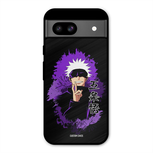 Sataru Gojo Google Pixel 8a Mobile Back Cover - Anime PrintShield Case