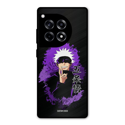 Sataru Gojo OnePlus 12R Mobile Back Cover - Anime PrintShield Case