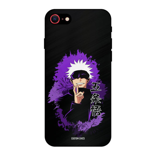 Sataru Gojo iPhone SE 2020 Mobile Back Cover - Anime PrintShield Case