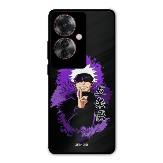 Sataru Gojo Oppo F25 Pro Mobile Back Cover - Anime PrintShield Case