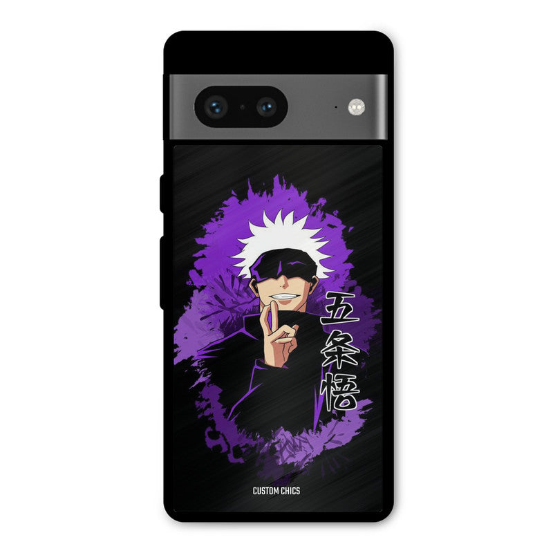 Sataru Gojo Google Pixel 7 Mobile Back Cover - Anime PrintShield Case