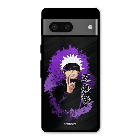 Sataru Gojo Google Pixel 7 Mobile Back Cover - Anime PrintShield Case