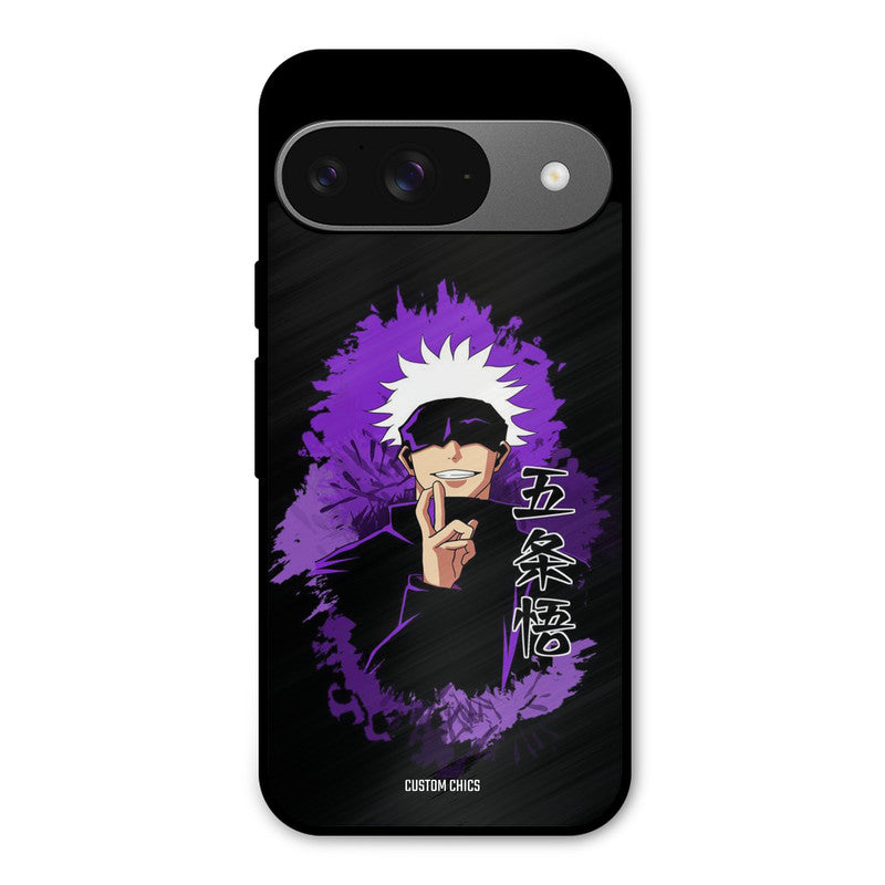 Sataru Gojo Google Pixel 9 Mobile Back Cover - Anime PrintShield Case