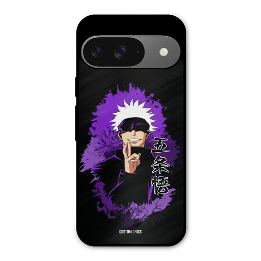 Sataru Gojo Google Pixel 9 Mobile Back Cover - Anime PrintShield Case