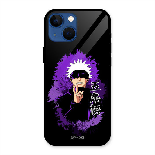 Sataru Gojo iPhone 13 Mini Mobile Back Cover - Anime PrintShield Case
