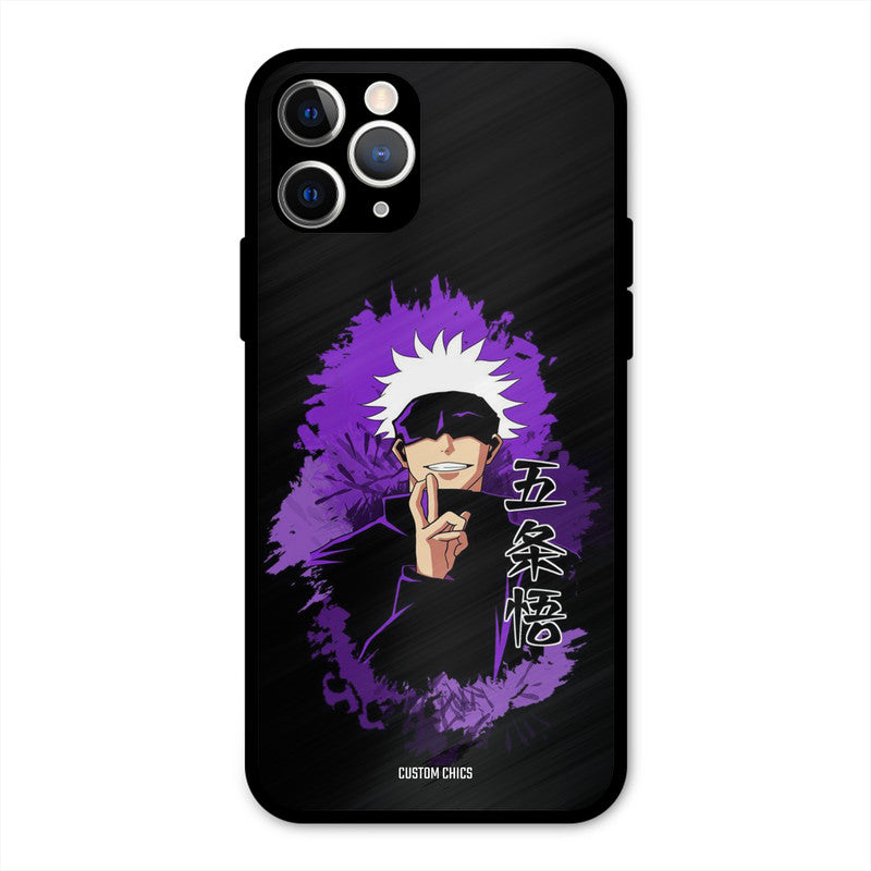 Sataru Gojo iPhone 11 Pro Mobile Back Cover - Anime PrintShield Case