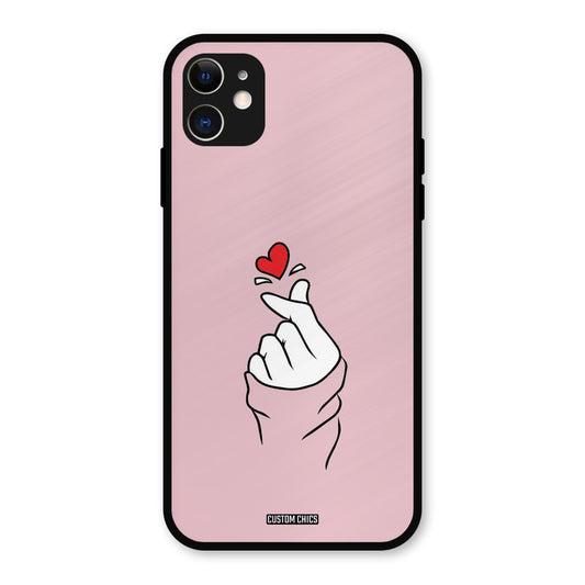 Sending Heart iPhone 11 Mobile Back Cover - Cute PrintShield Case