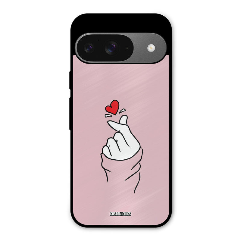 Sending Heart Google Pixel 9 Mobile Back Cover - Cute PrintShield Case