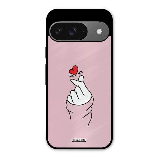 Sending Heart Google Pixel 9 Mobile Back Cover - Cute PrintShield Case