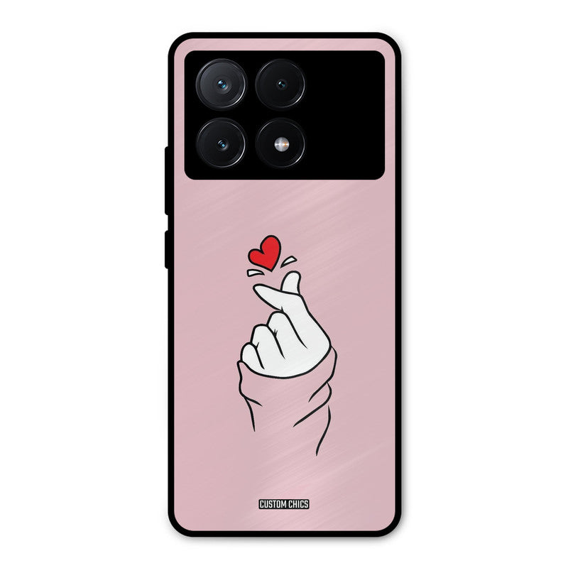Sending Heart Poco X6 Pro Mobile Back Cover - Cute PrintShield Case