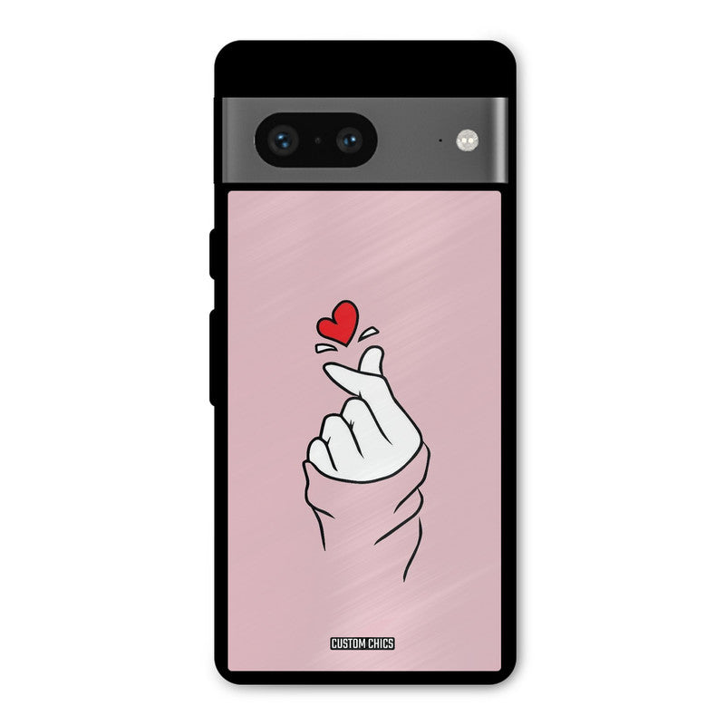 Sending Heart Google Pixel 7 Mobile Back Cover - Cute PrintShield Case