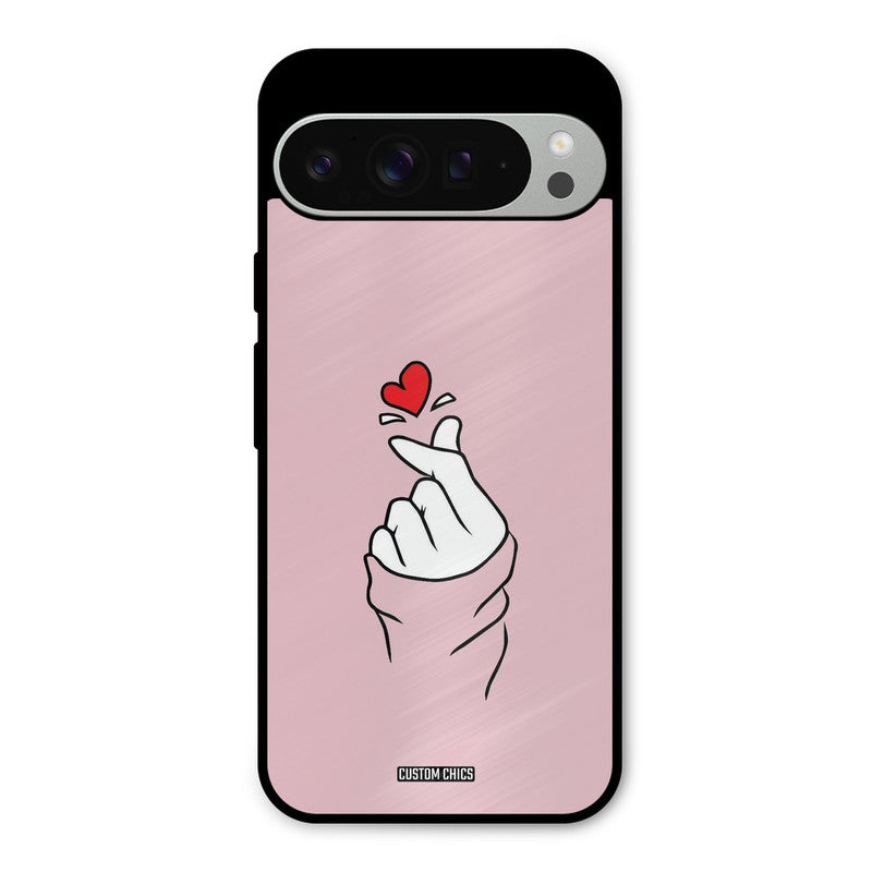 Sending Heart Google Pixel 9 Pro XL Mobile Back Cover - Cute PrintShield Case