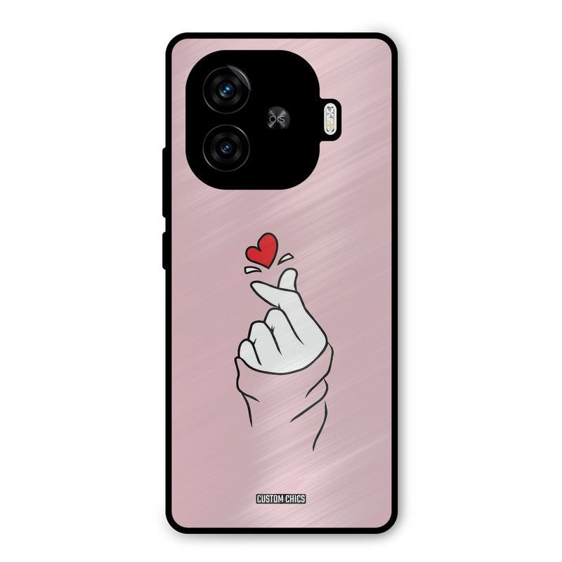 Sending Heart iQoo Z9 Turbo Mobile Back Cover - Cute PrintShield Case