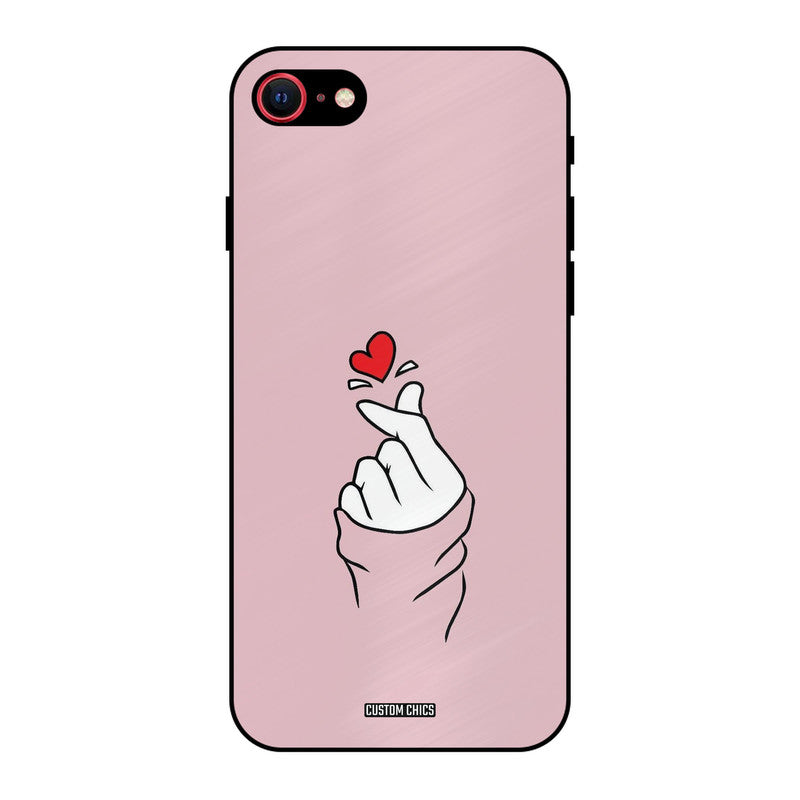 Sending Heart iPhone SE 2020 Mobile Back Cover - Cute PrintShield Case