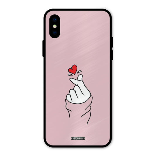 Sending Heart iPhone X Mobile Back Cover - Cute PrintShield Case