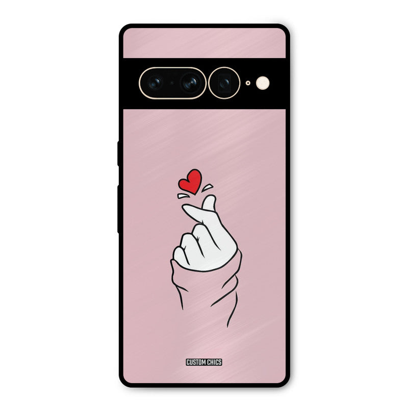 Sending Heart Google Pixel 7 Pro Mobile Back Cover - Cute PrintShield Case