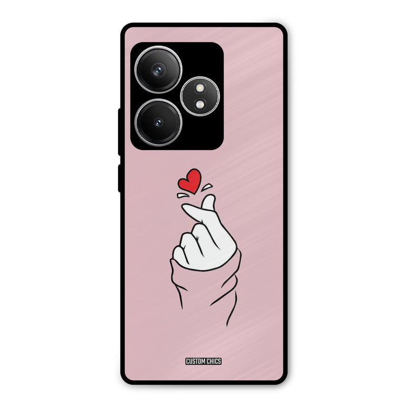 Sending Heart Realme GT 6T Mobile Back Cover - Cute PrintShield Case